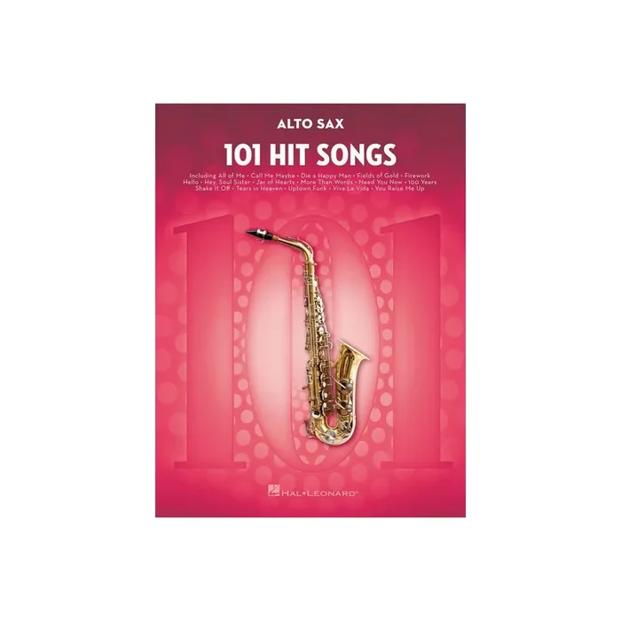 101 Hit Songs for alto saxophone
