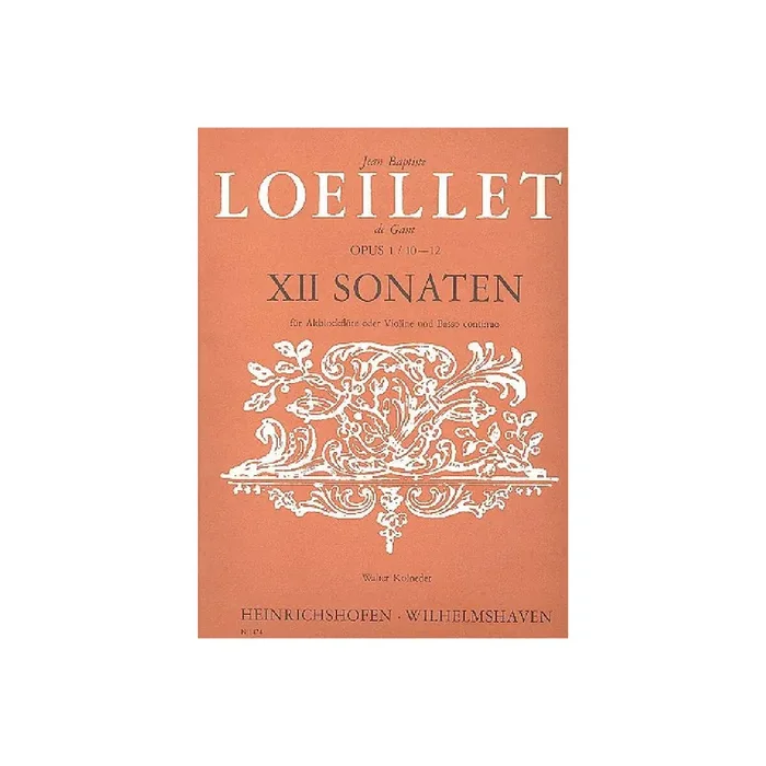 12 Sonaten op.1 Band 4 (Nr.10-12)