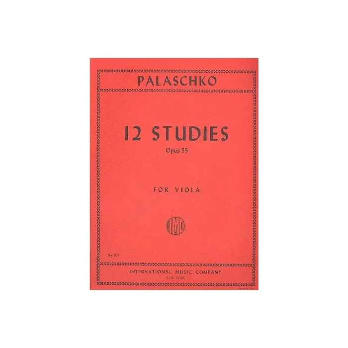 12 Studies op.55 for viola solo