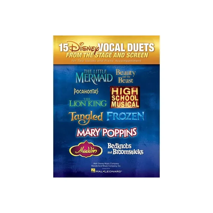 15 Disney Vocal Duets from the Stage and Screen