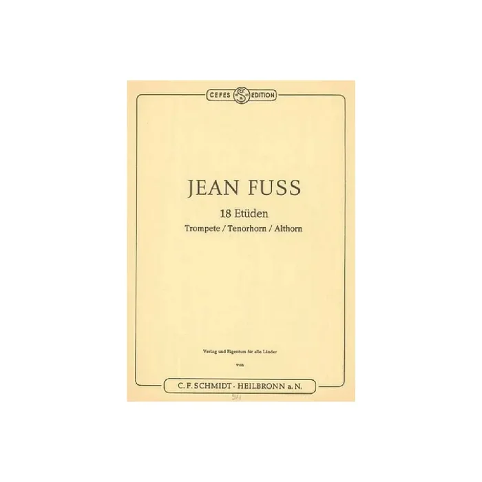 18 Etüden für Trompete