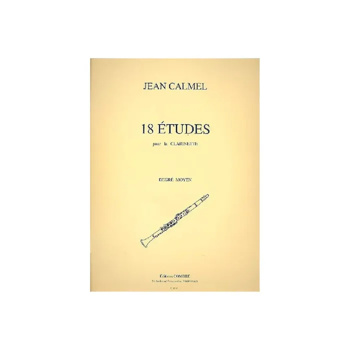18 études pour clarintette