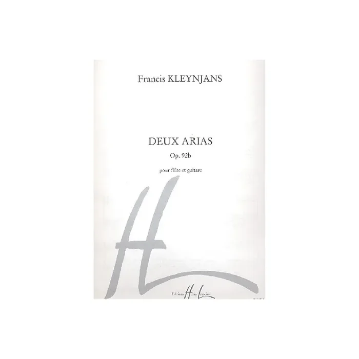 2 arias op.92b pour flûte et guitare