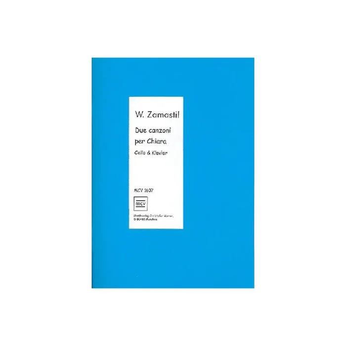 2 Canzoni per Chiara für Violoncello