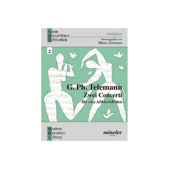 2 Concerti für 4 Altblockflöten