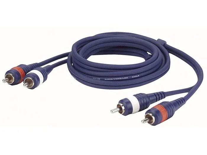 2 RCA connector to 2 RCA connector 75cm