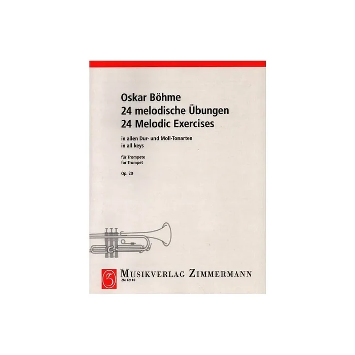 24 melodische Übungen op.20 in allen Dur- und Moll-Tonarten