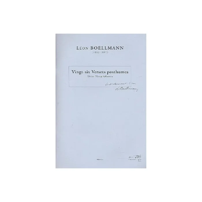 26 versets posthumes