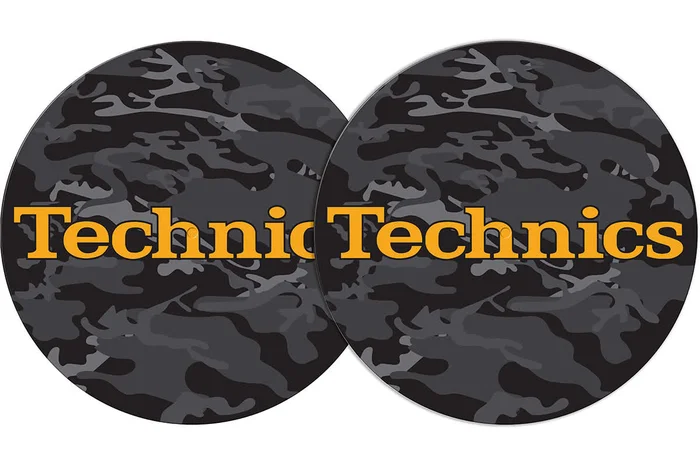 2x Slipmats – Technics – Army Black-Orange