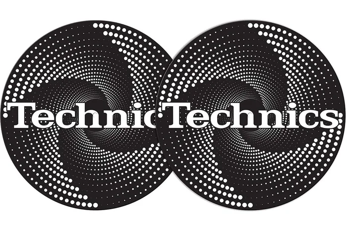2x Slipmats – Technics – Funnel White