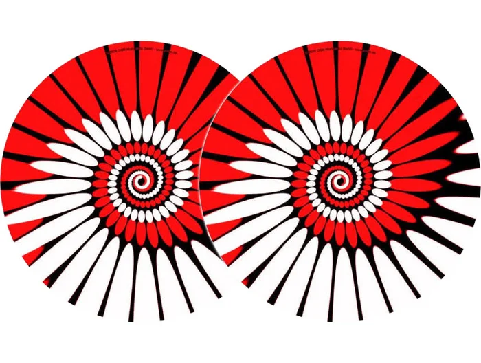 2x Zomo Slipmats – Paint – rot