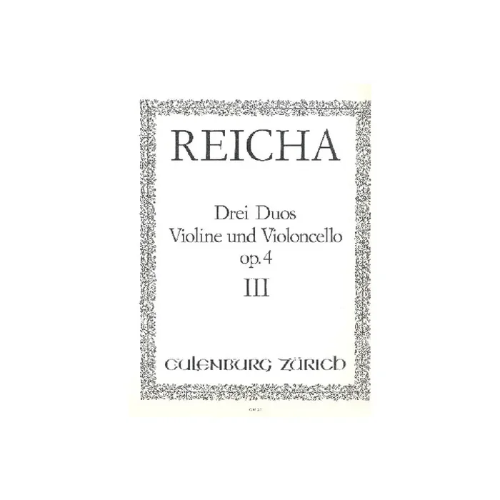 3 Duos op.4,3 für Violine