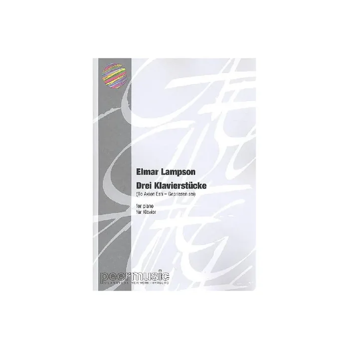 3 Klavierstücke