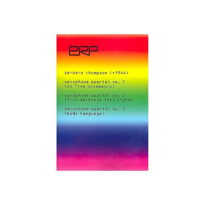 3 Quartette für 4 Saxophone (SATBar)