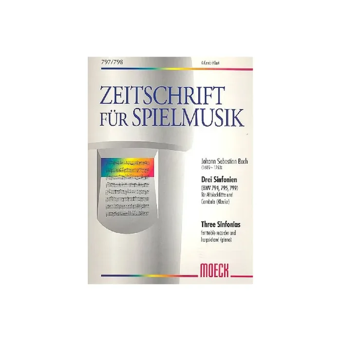 3 Sinfonien BWV794/BWV795/BWV796