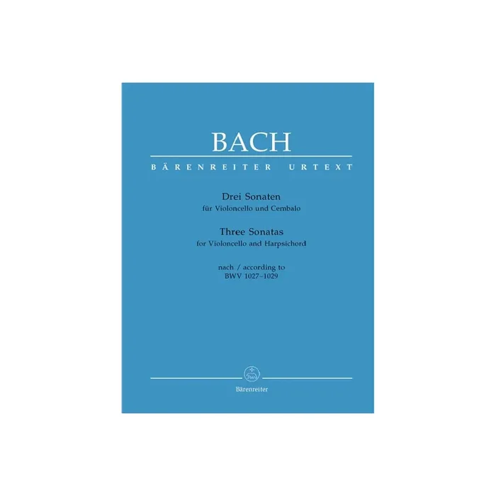 3 Sonaten nach BWV1027-1029