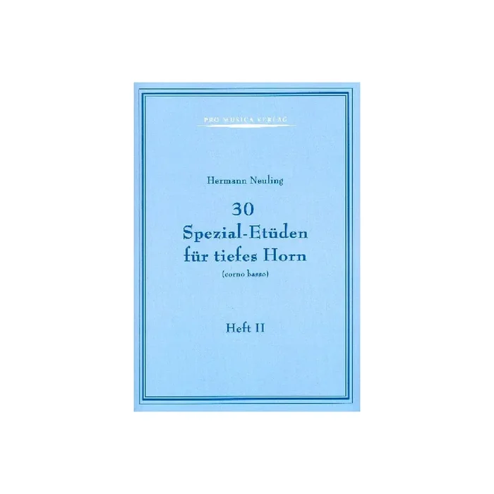 30 Spezial-Etüden Band 2