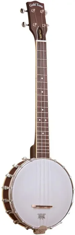 4-Saiter Bariton Banjo-Ukulele mit Case