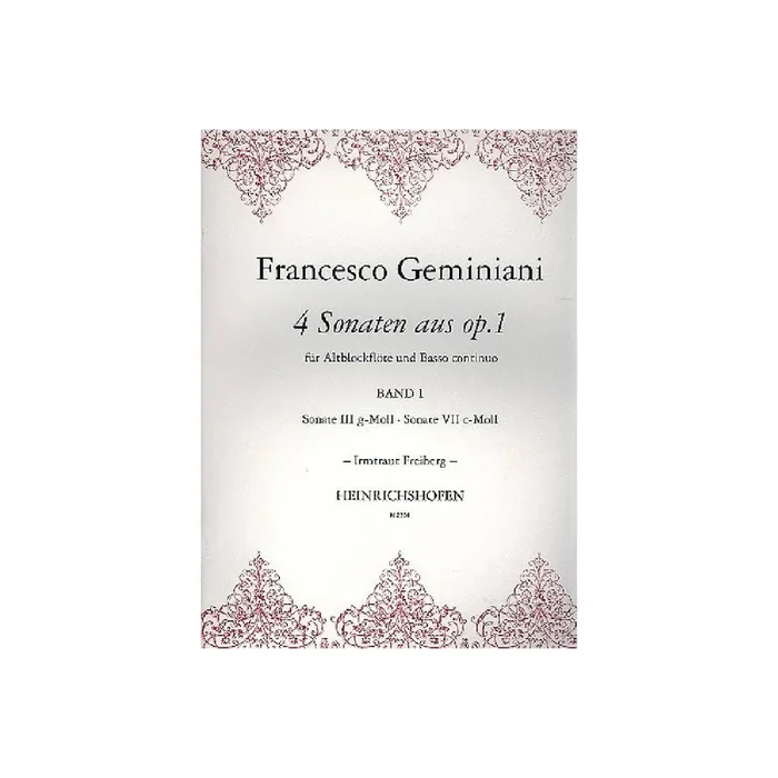 4 Sonaten aus op.1 Band 1