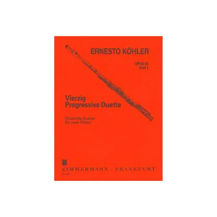 40 progressive Duette op.55 Band 1
