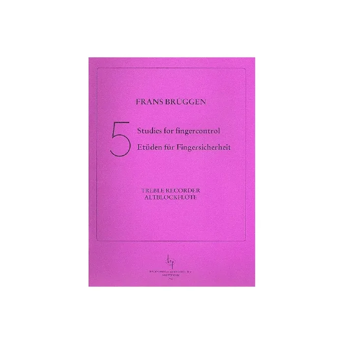 5 Etüden für Fingersicherheit