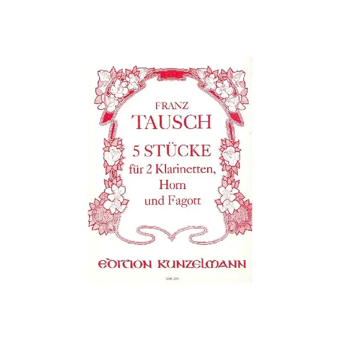 5 Stücke für 2 Klarinetten,
