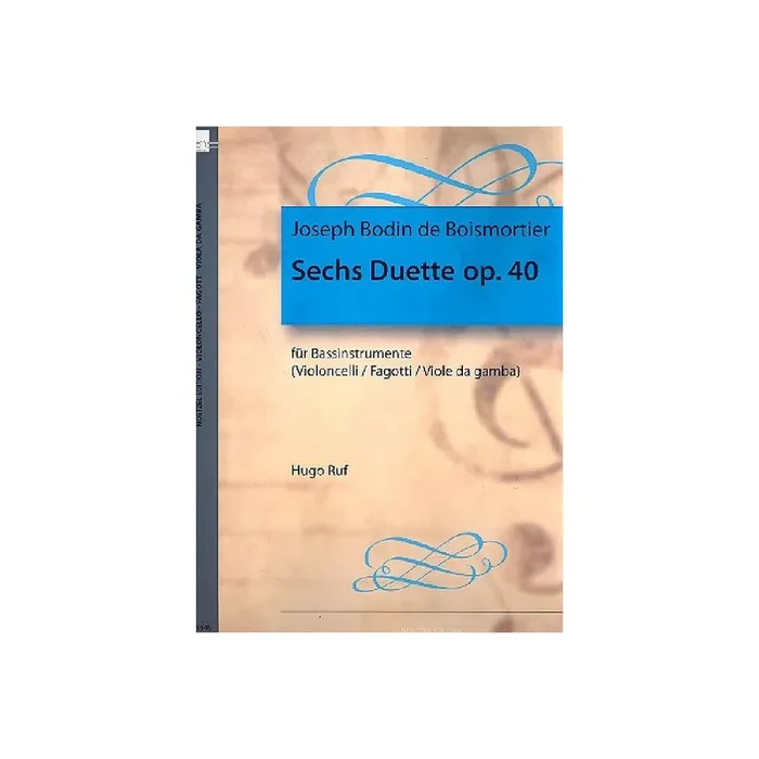 6 Duette op.40 für Baßinstrumente