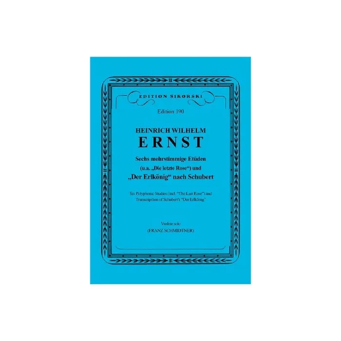 6 mehrstimmige Etüden und