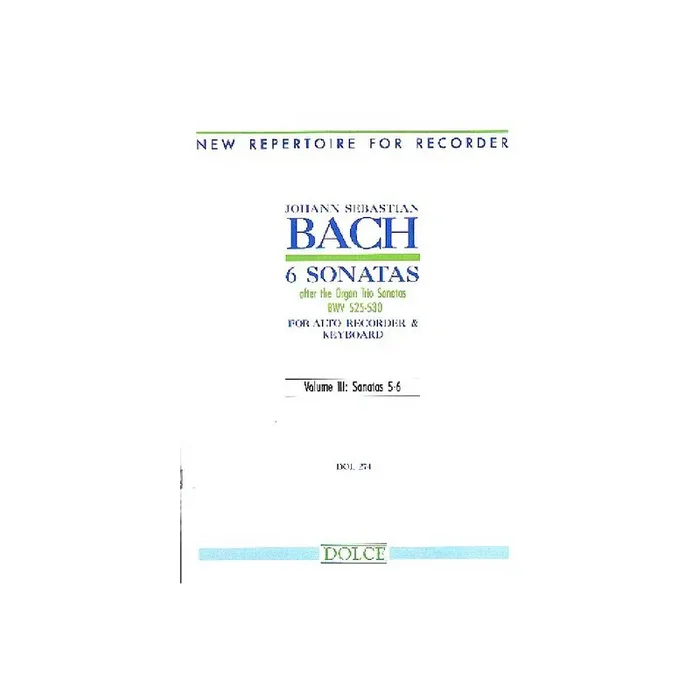 6 Sonatas after the Organ Trio Sonatas vol.3