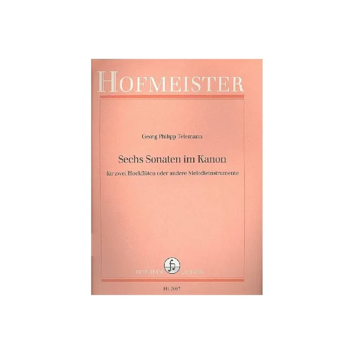 6 Sonaten im Kanon für