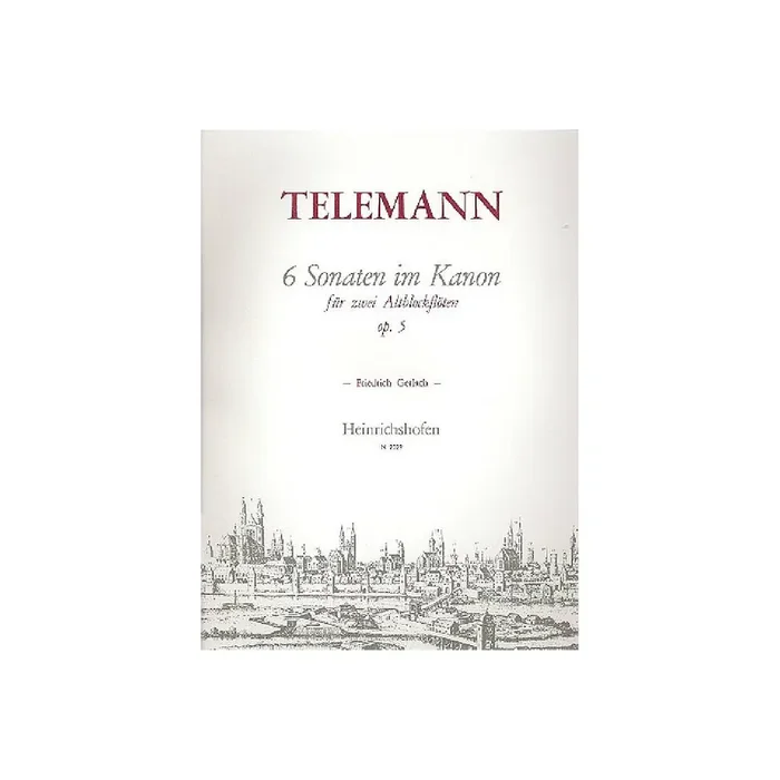 6 Sonaten im Kanon op.5