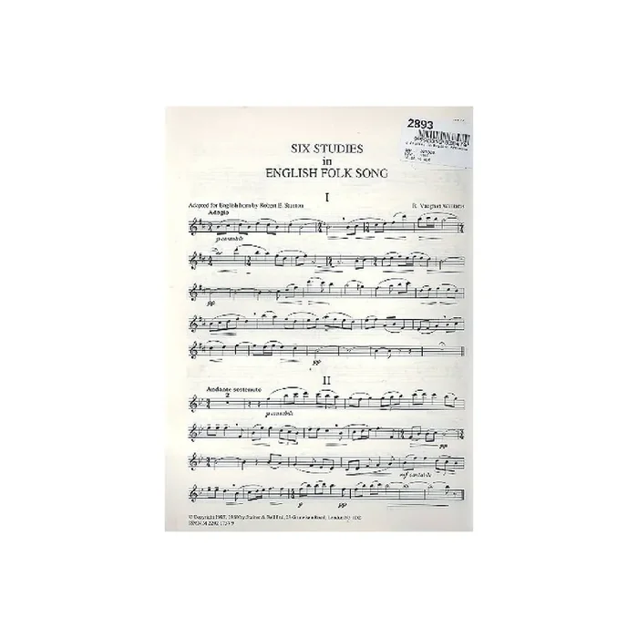6 Studies in English Folksong