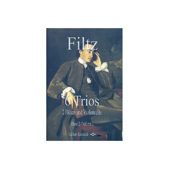 6 Trios Band 2 für 2 Flöten und Violoncello