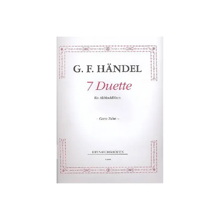 7 Duette für 2 Altblockflöten