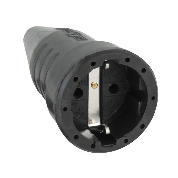 ABL Rubber Schuko Connector Female 240 V – CEE 7/VII