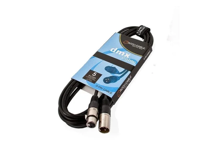 Accu DMX Kabel AC-DMX 3 Pol, 5m