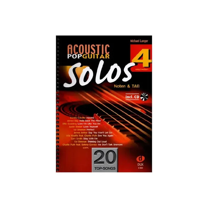 Acoustic Pop Guitar Solos vol.4 (+CD)
