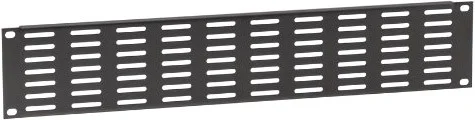 Adam Hall 19″ Parts 87222 VH 19″ U-Lüftungsblende 2 HE, horiz. Lüftung