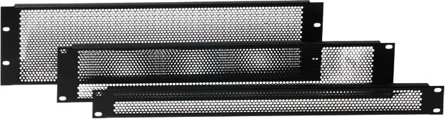 Adam Hall 19″ Parts 87223 VR 19″ U-Lüftungsblende 3 HE, Rundlochung