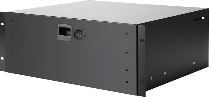 Adam Hall 19″ Parts 87404 A CL Rackschublade 4 HE Alu mit Zahlenschloss