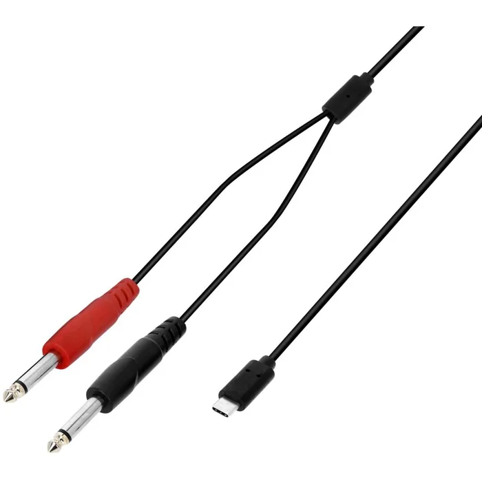 Adam Hall 3 STAR Y PP USB-C 0300 USB-C auf 2x 6.3mm Klinke 3m