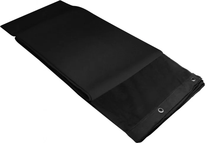 Adam Hall Accessories 0151 X 35 Dekomolton B1, gesäumt, 3 x 5 m, schwarz