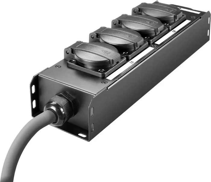 Adam Hall Accessories PROPORT 4 CEE Stromverteiler 4 x IP54 CEE 16 A Power
