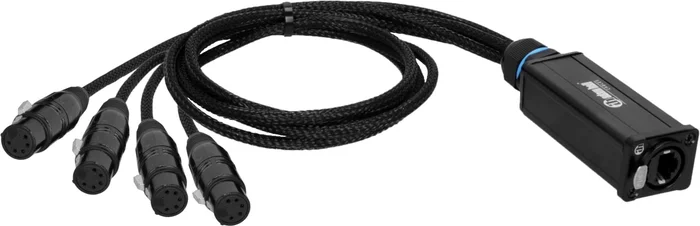 Adam Hall Cables 4 STAR CATBOX XF5 – Audio & DMX Adapter 5-Pol XLR Female x Cat.6a