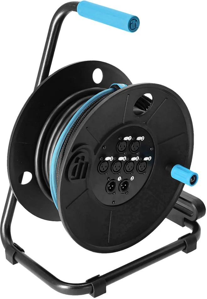 Adam Hall Cables 4 STAR CD 15 MULTICORE 62 – Multicore Kabeltrommel 8-Kanal (6 send & 2 return)