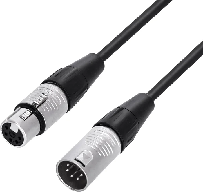 Adam Hall Cables 4 STAR DGH 3000 – DMX Kabel REAN XLR 5-Pol female auf XLR 5-Pol male, 30 m
