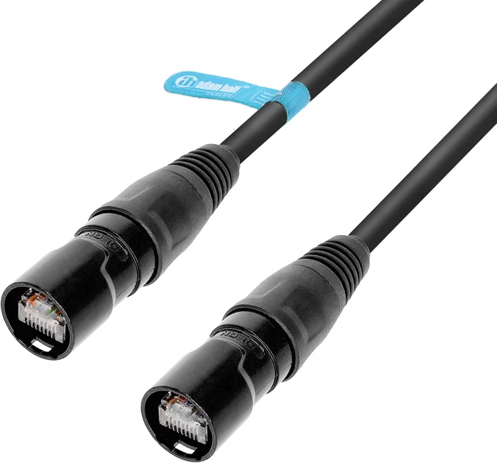 Adam Hall Cables 4 STAR ECON CAT6A IP65 30m – Netzwerkkabel | Cat.6a (S/FTP) Rean® Z-Series IP65