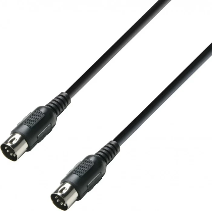 Adam Hall Cables K3 MIDI 0600 BLK MIDI Kabel 6 m schwarz