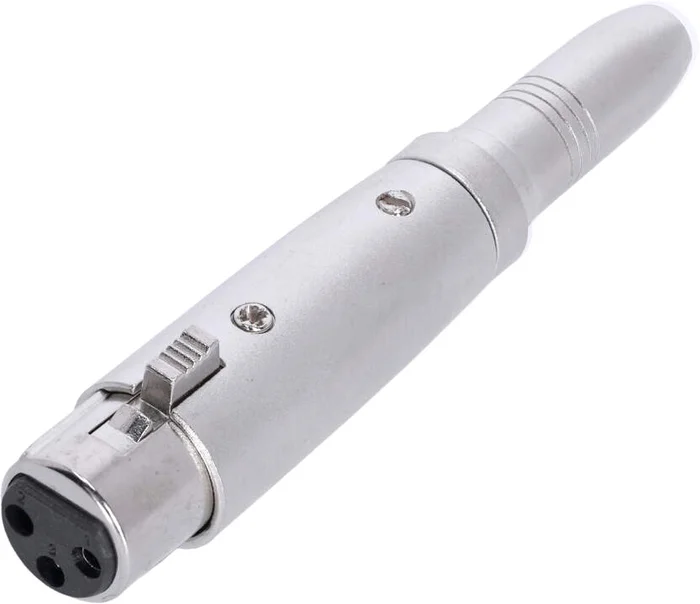 Adam Hall Connectors 4 STAR A XF3 JF3 – Adapter XLR female auf 6,3 mm Klinke TRS female