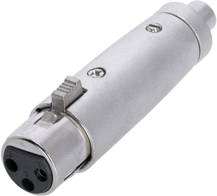 Adam Hall Connectors 4 STAR A XF3 RF2 – Adapter XLR female auf Cinch female